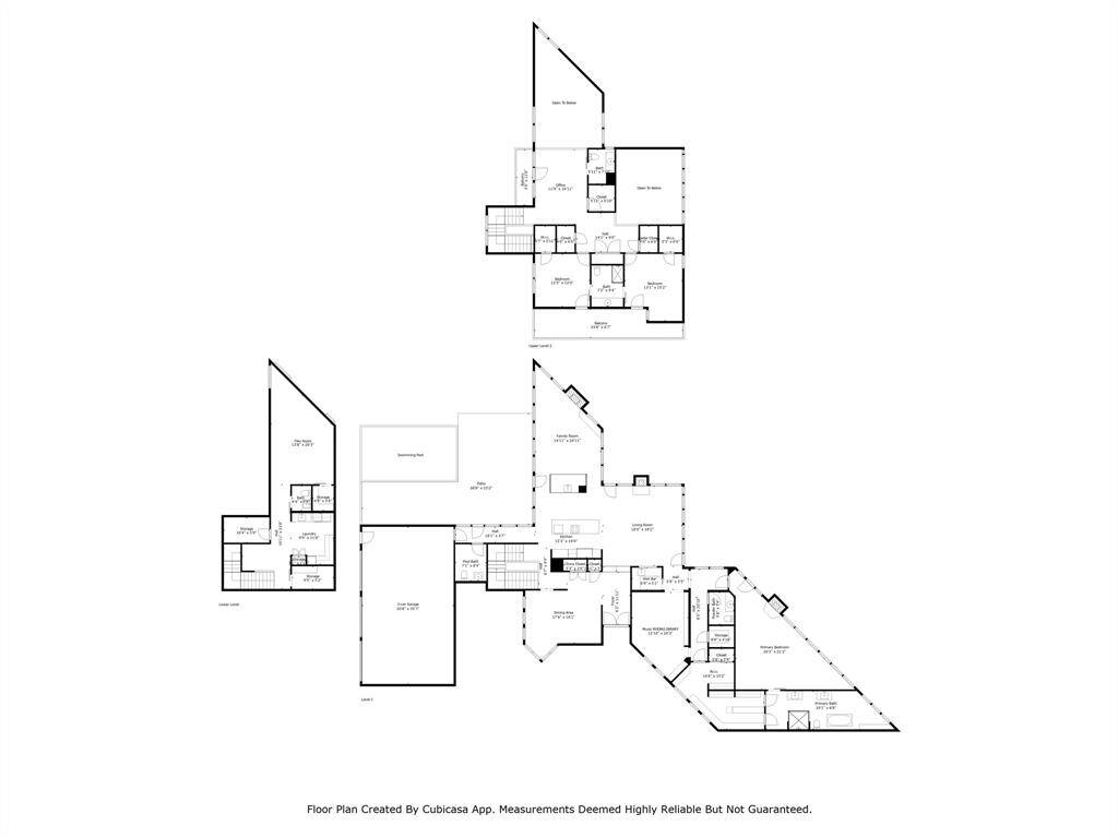 Floor Plan Levels 1-3