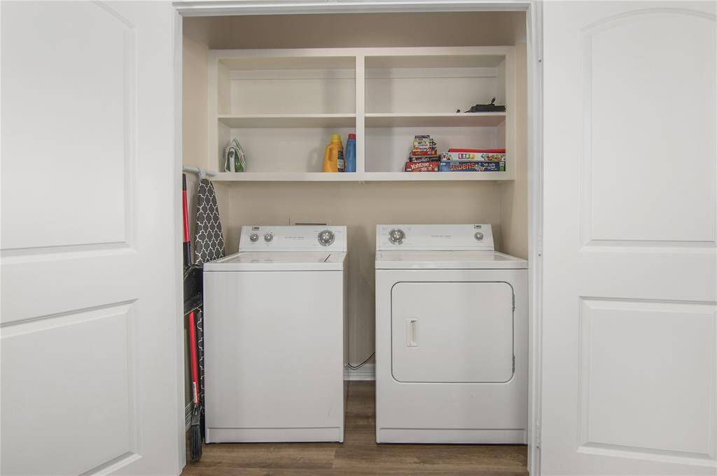 Washer and dryer included