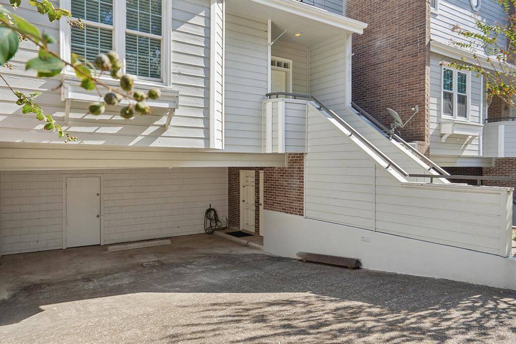 Covered parking, and extra storage