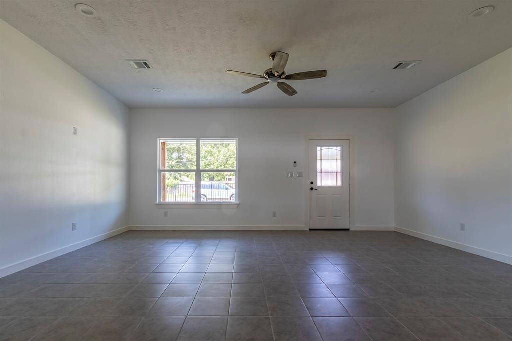 Living area is open and spacious