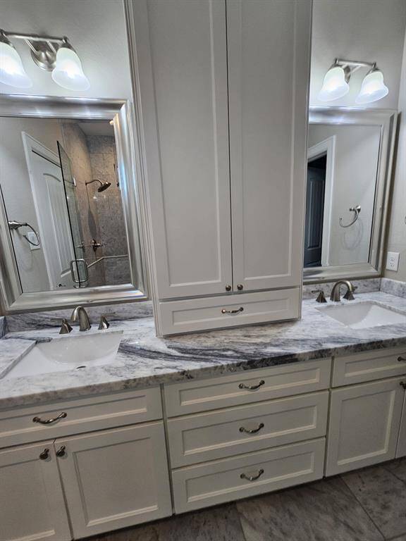 Guest Suite restroom with double sink
