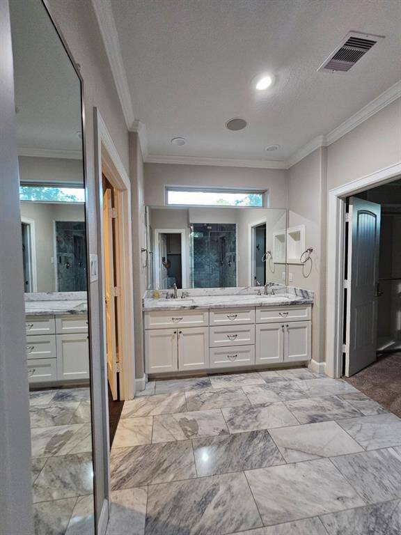 Primary Bedroom Restroom with double sink