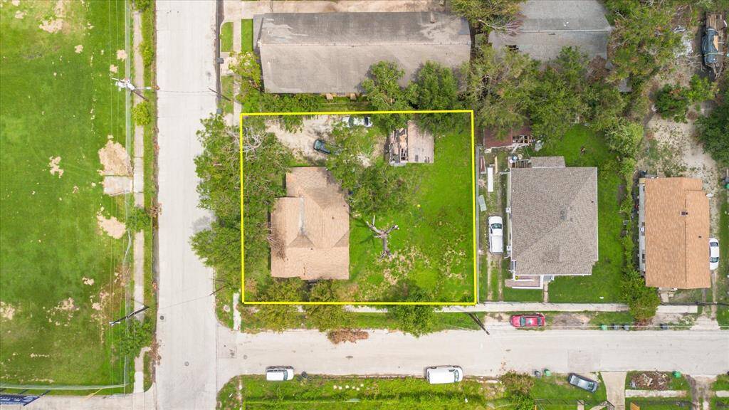 Situated on a the corner, the lot features mature trees that could be incorporated into the new development.