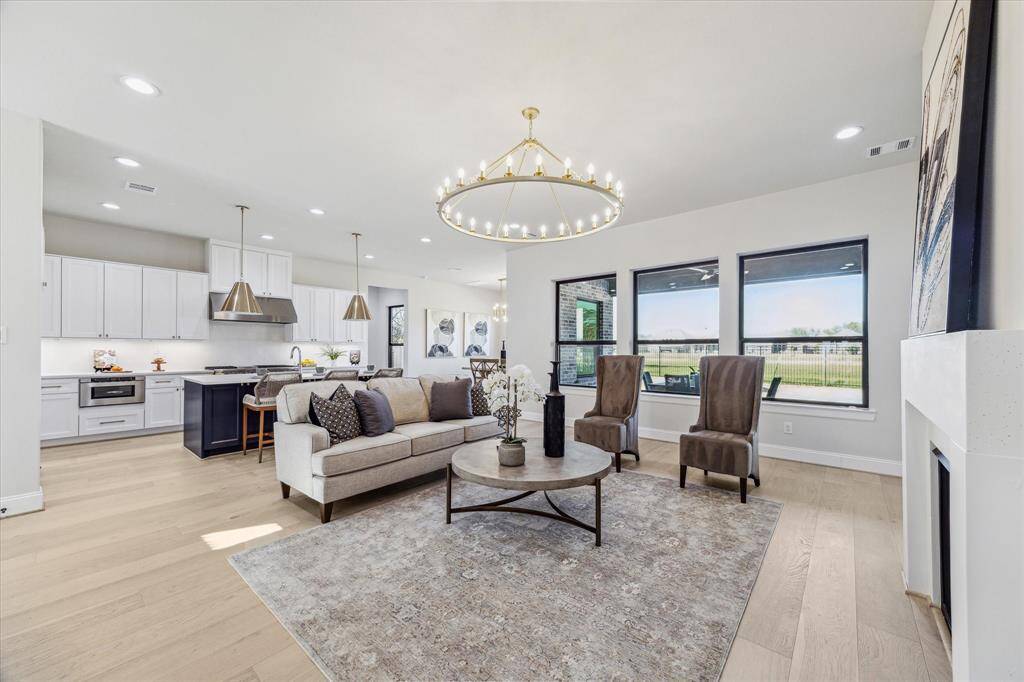 Living Area and Kitchen