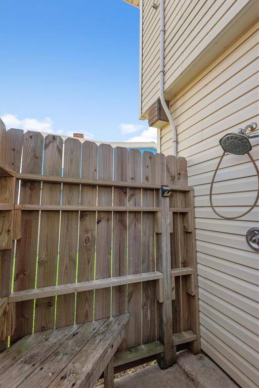 Private outdoor shower