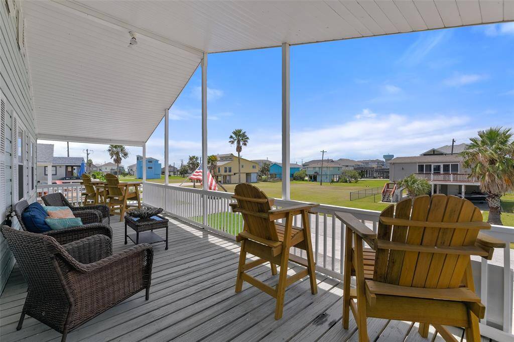 Enjoy the coastal breeze on your covered front deck.