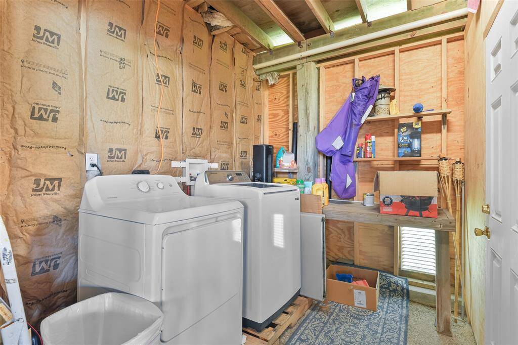 Your laundry area.