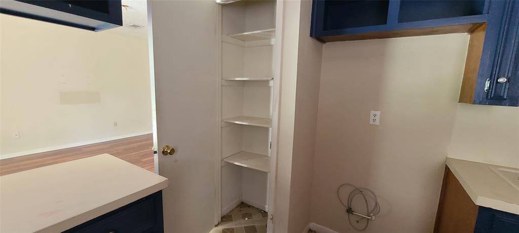 Small pantry in kitchen