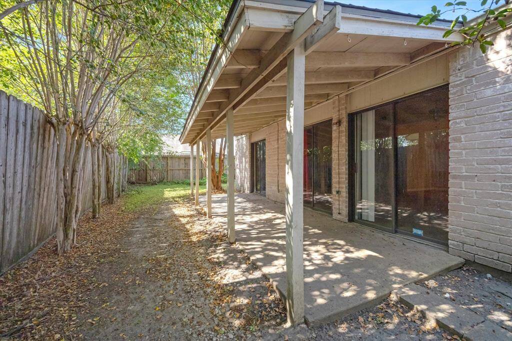 Covered patio