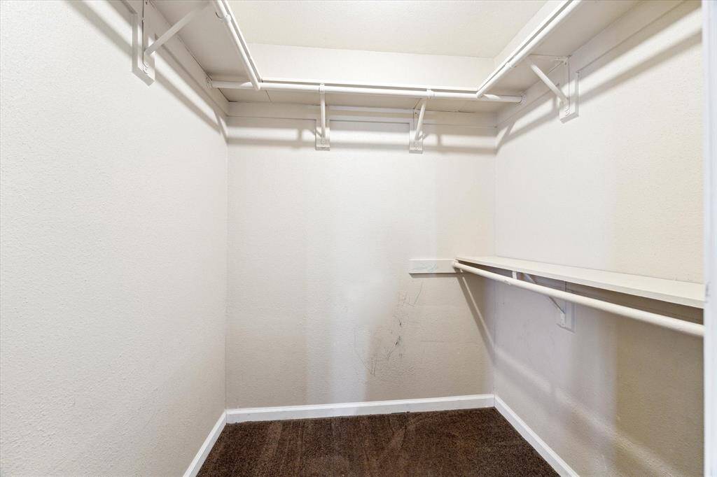 Primary closet.