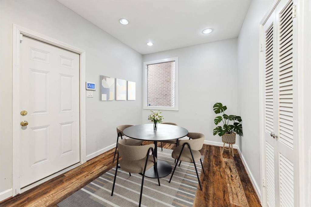 Virtually staged Breakfast Room.