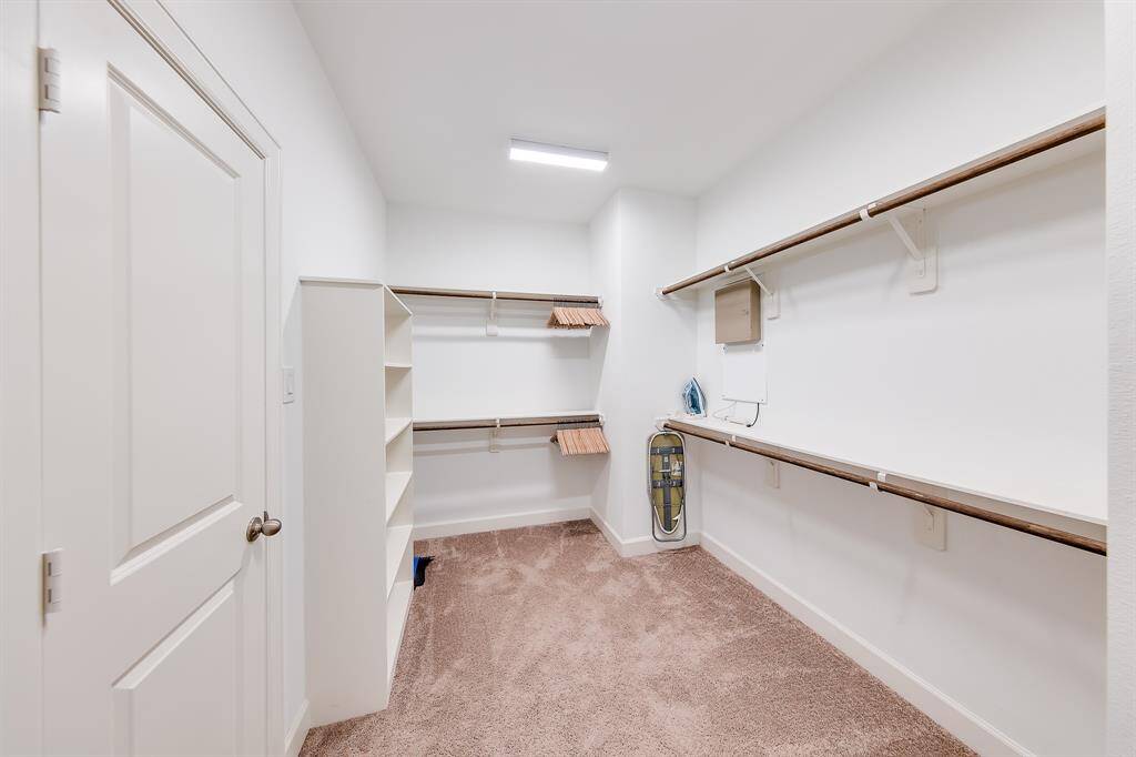 Owners suite walk in closet