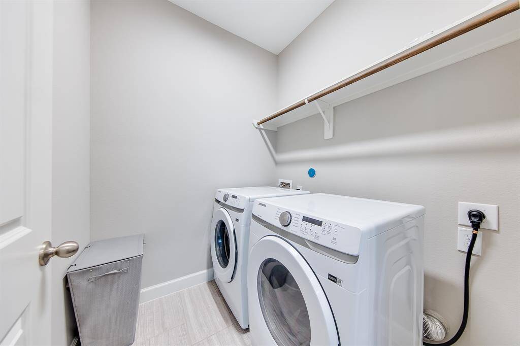 Laundry room located on 2nd floor-washer and dryer included