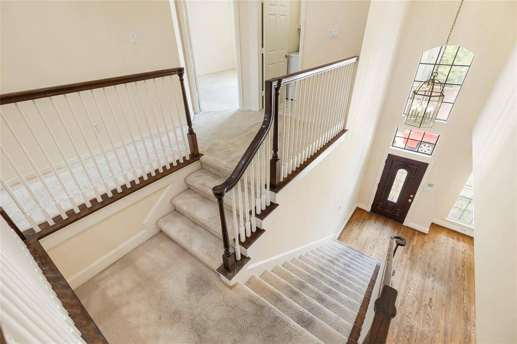 2nd story looking down