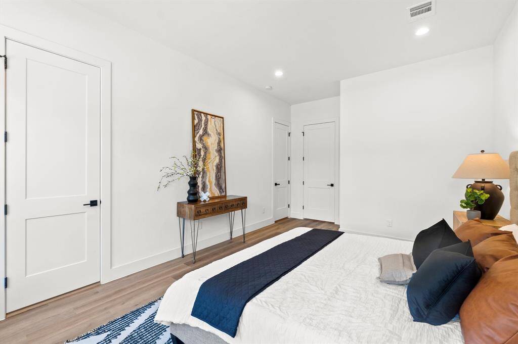 Generously spacious primary bedroom.