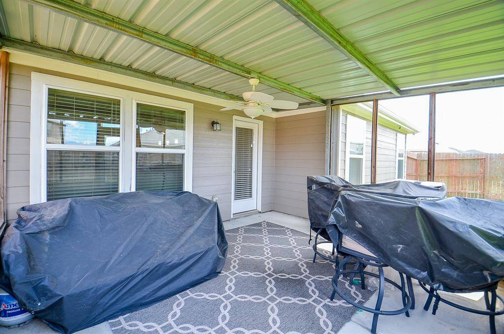 Screened in porch.