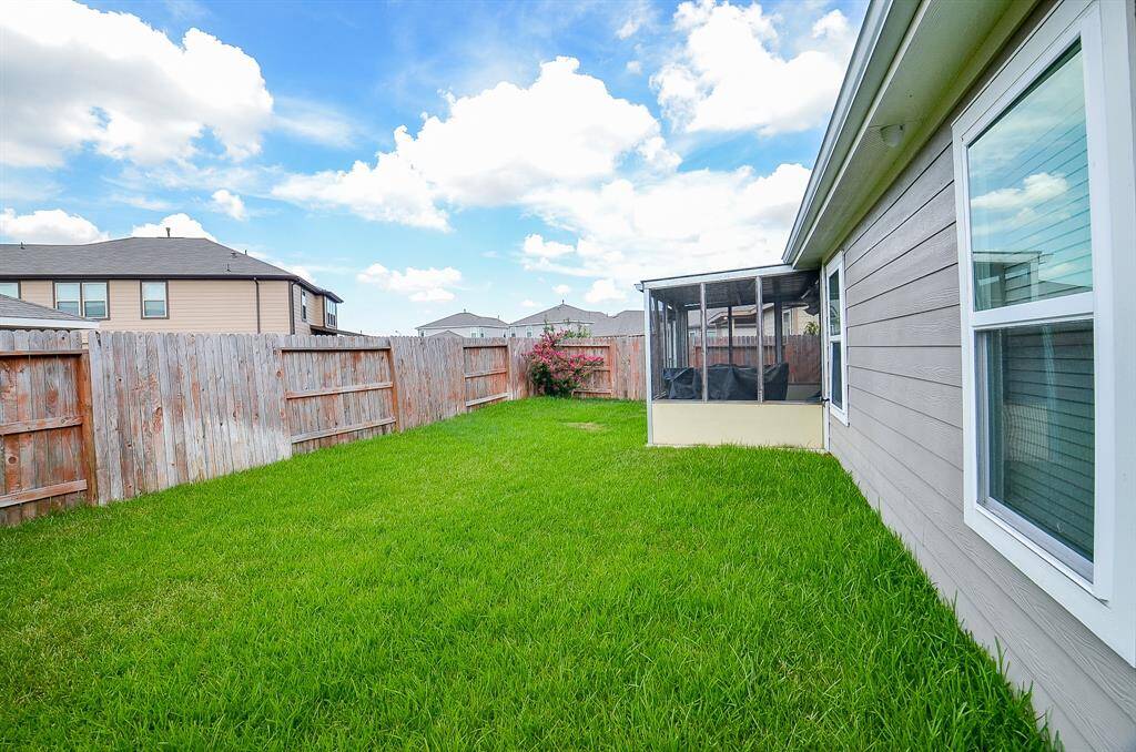 Side of yard.