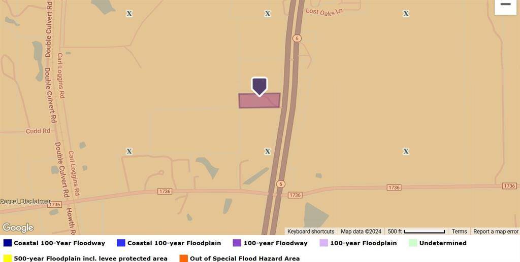 NO PORTION OF THIS PROPERTY IS IN THE FLOODPLAIN