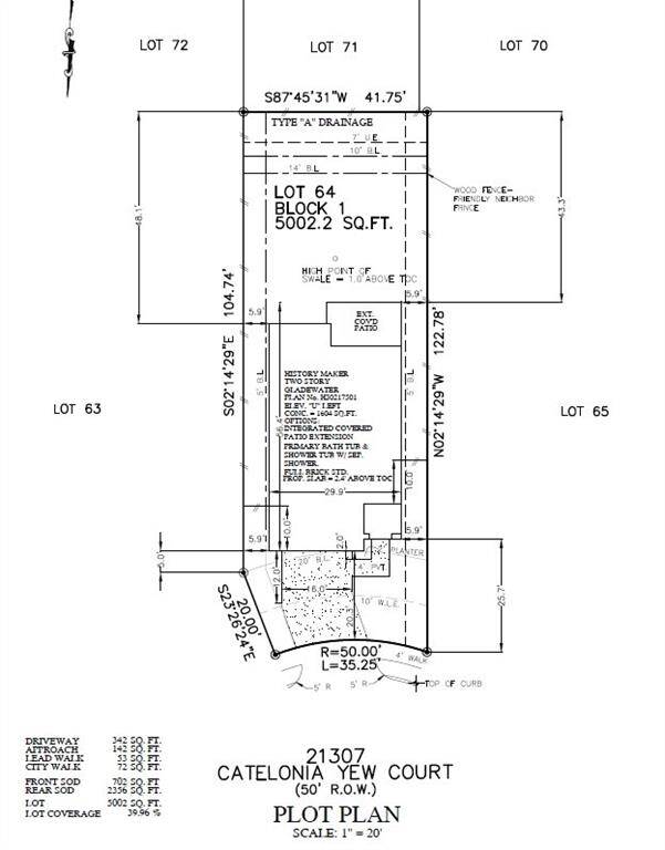 21307 Catalonia PLOT PLAN
