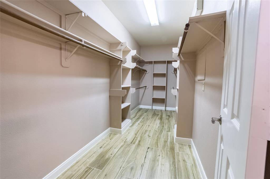 Spacious walk in Closet