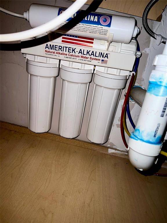 Kitchen's water purification system.
