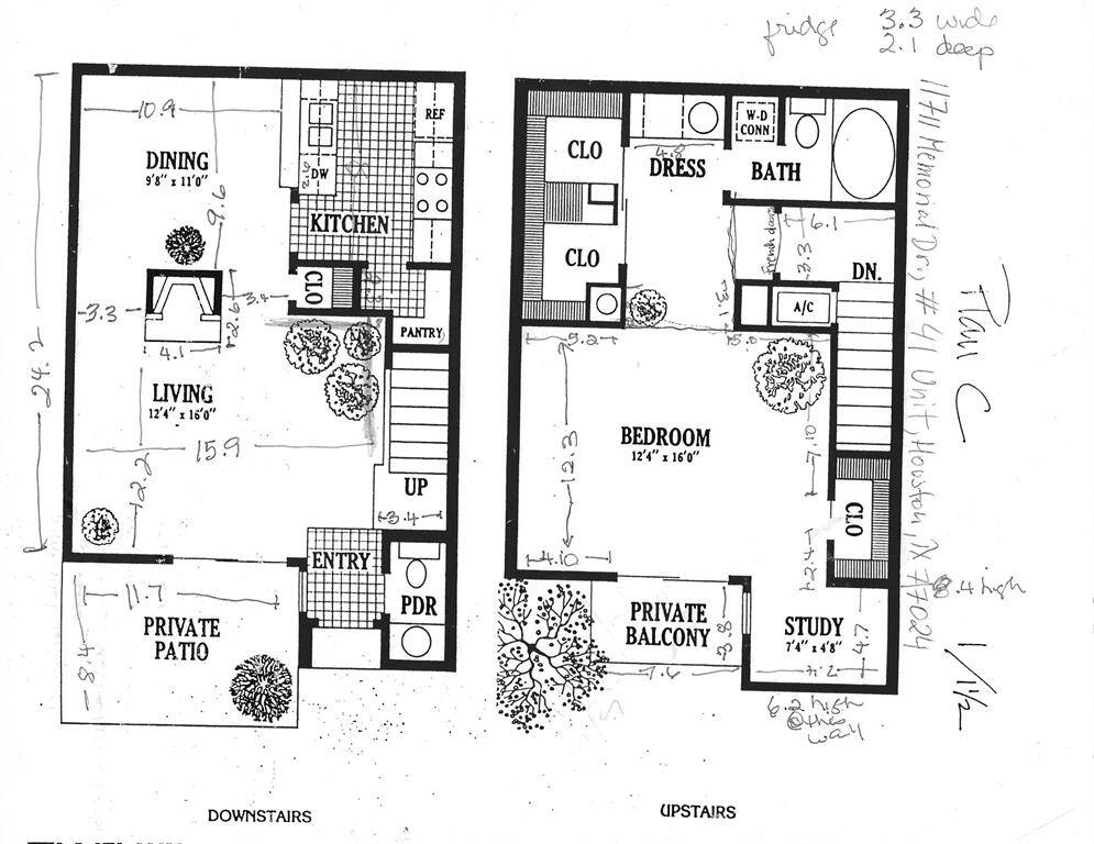 Floor Plan for Unit #41