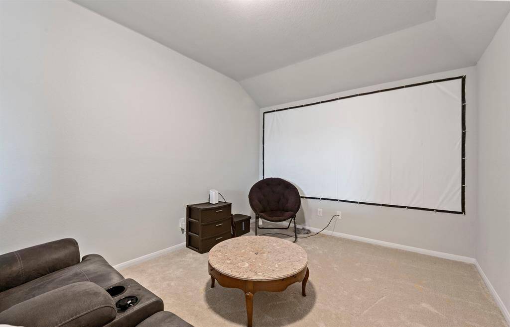 Media room for movie night
