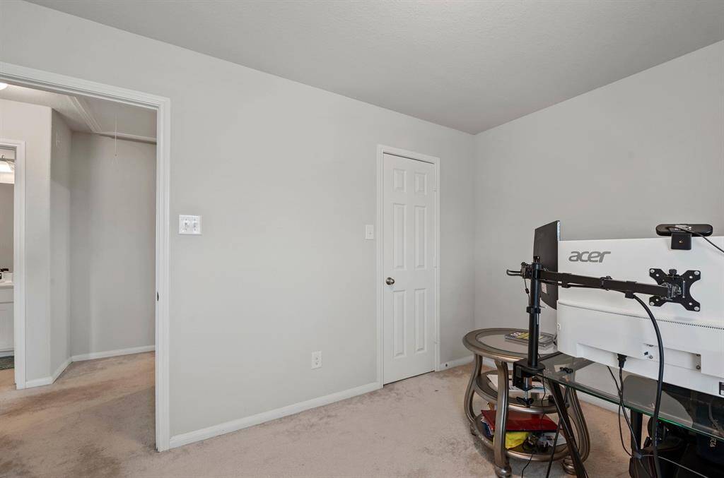 This room is being used as a study, but it is a bedroom.