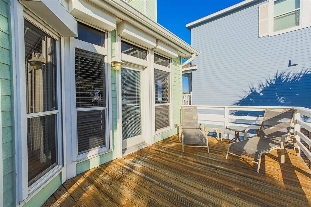 Balcony off the living room