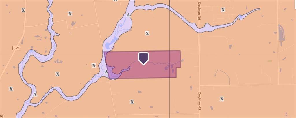 A small portion of this property is in the floodplain