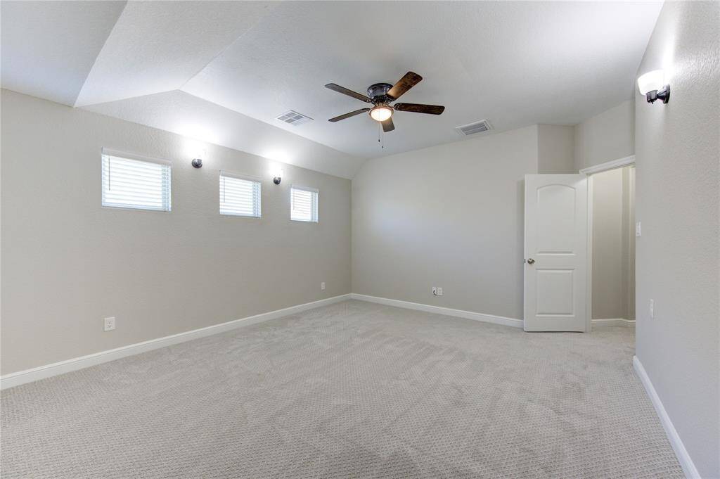 Media room upstairs— ready for cozy recliners and a projector!