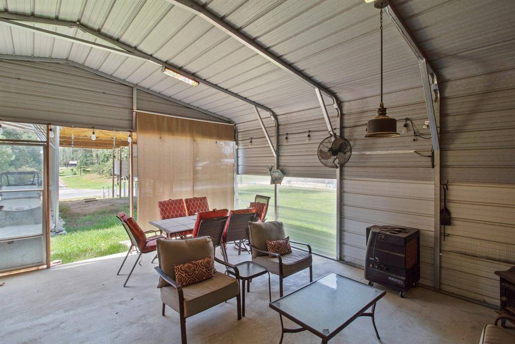 Inviting covered patio for relaxation and entertainment.