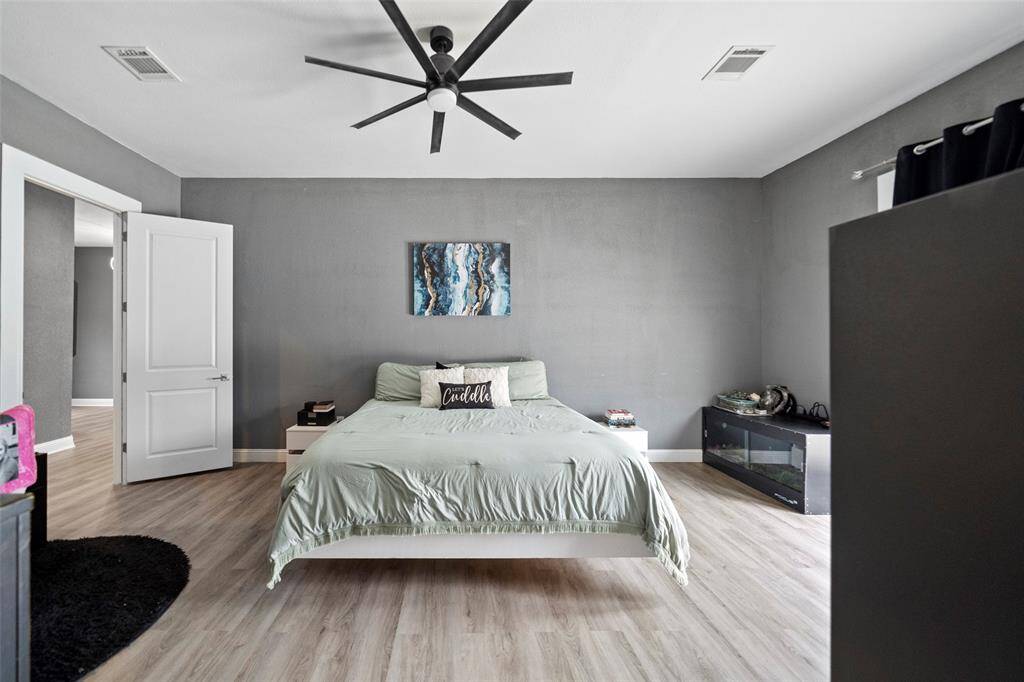 Another angle of the outstanding primary bedroom!
