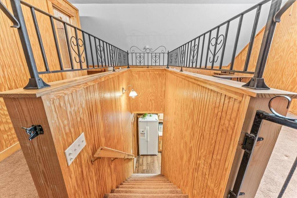Stairs.