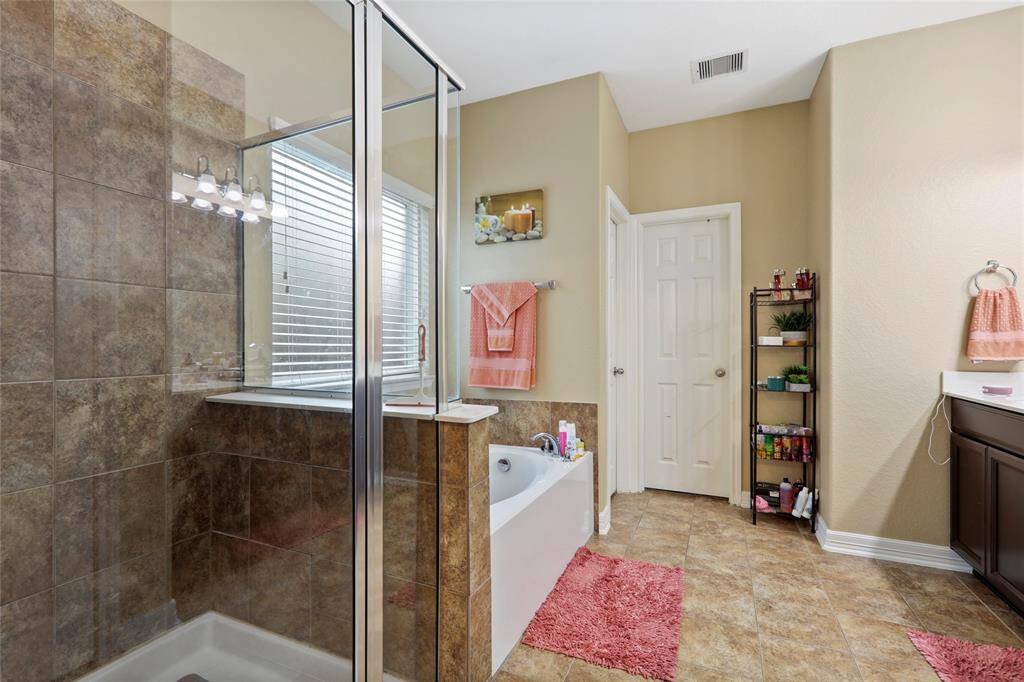 Large relaxing primary bathroom.