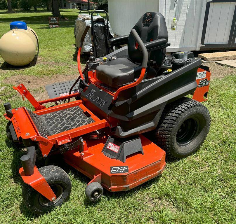 Includes a riding mower for effortless lawn care.