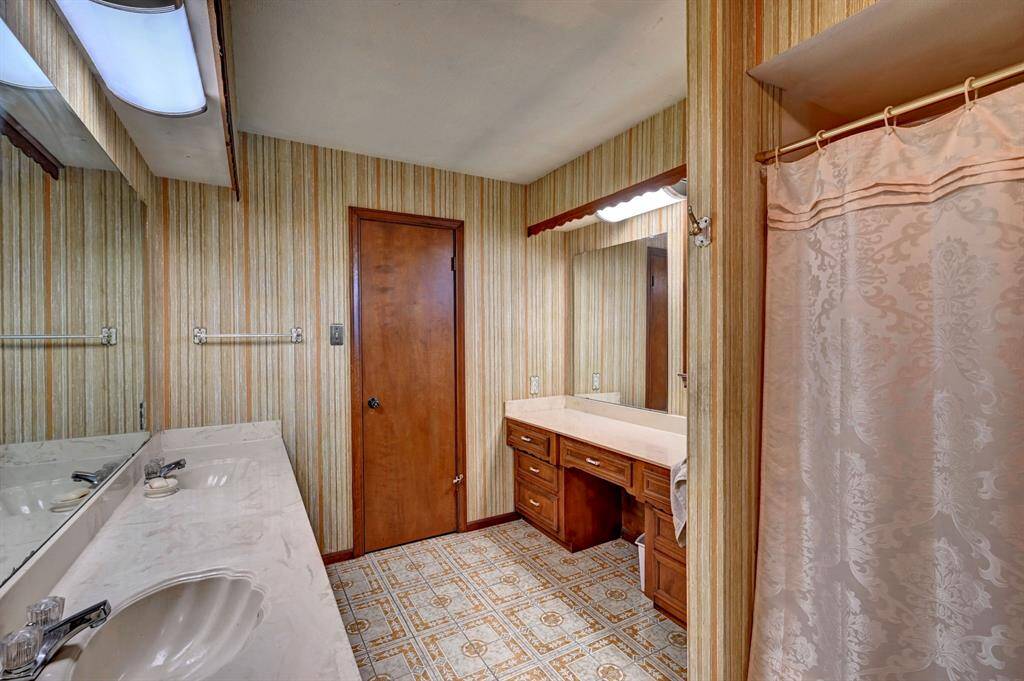 Vanity area in the Secondary Bathroom
