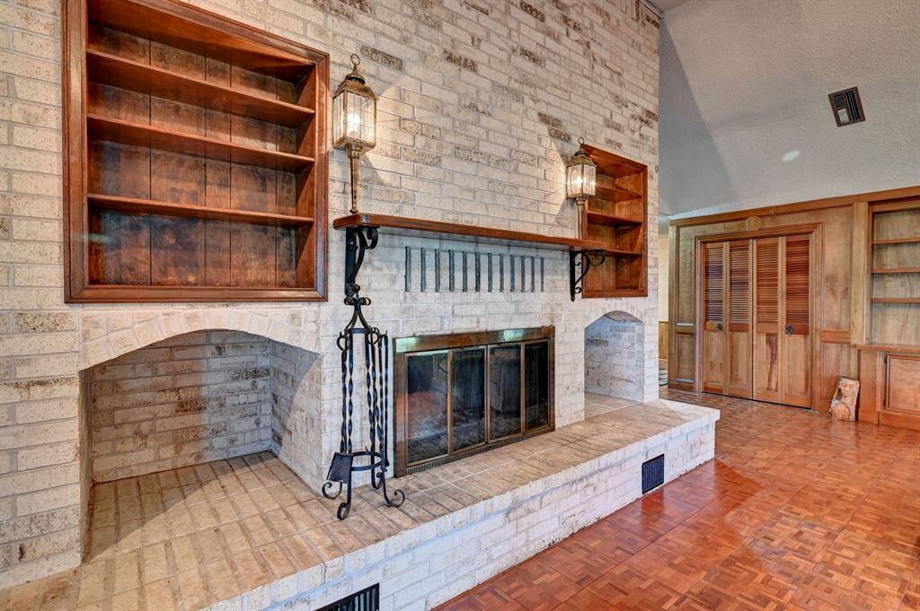 All the details in this fireplace!