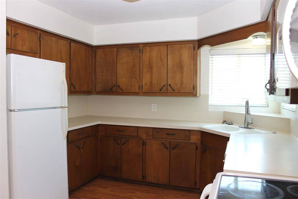 Window over sink brings in lots of sunlight