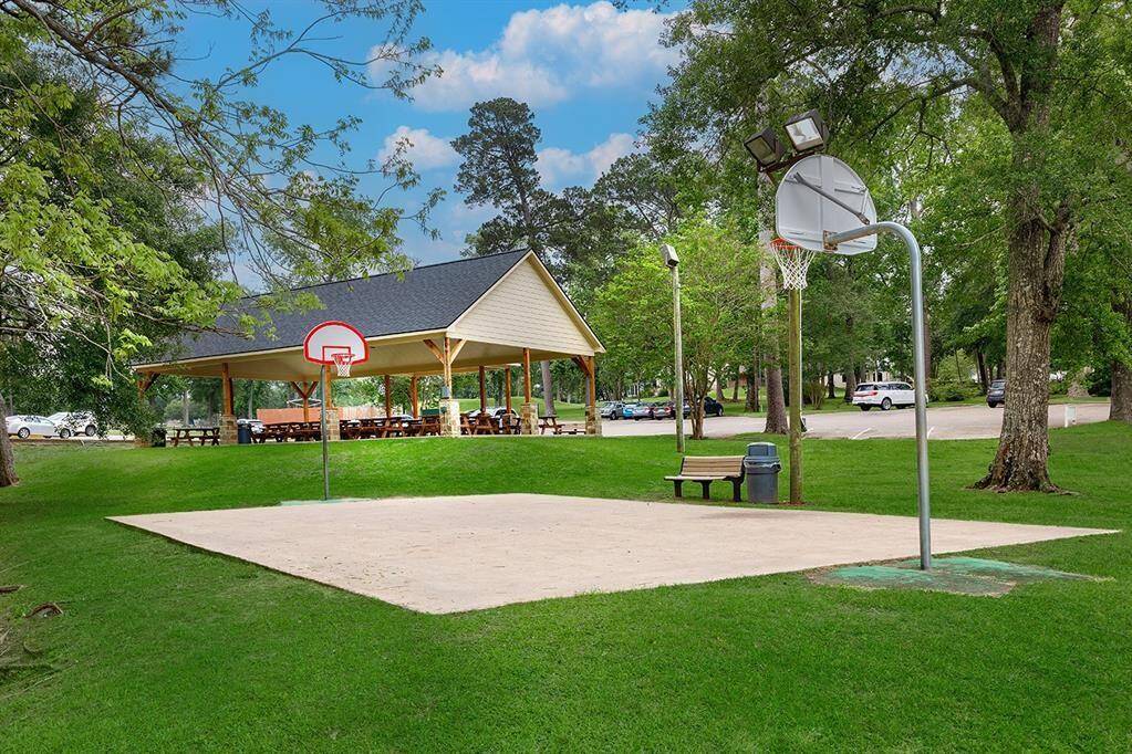 Basketball and community pavilion.