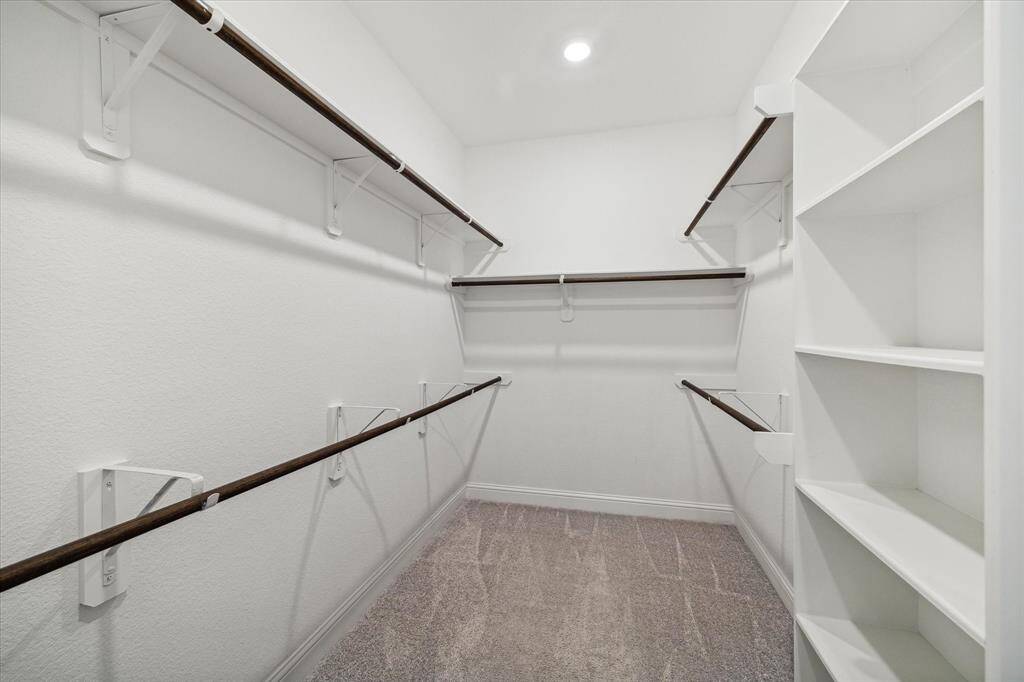 Primary closet