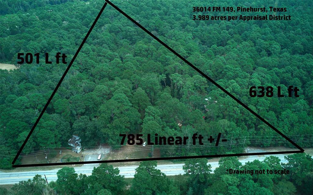 36014 FM 149 is 3.989 acres with existing electric, septic and well.  Excellent access to Aggie Expressway and 1774. Commercial, Industrial, Residential, Retail opportunities.