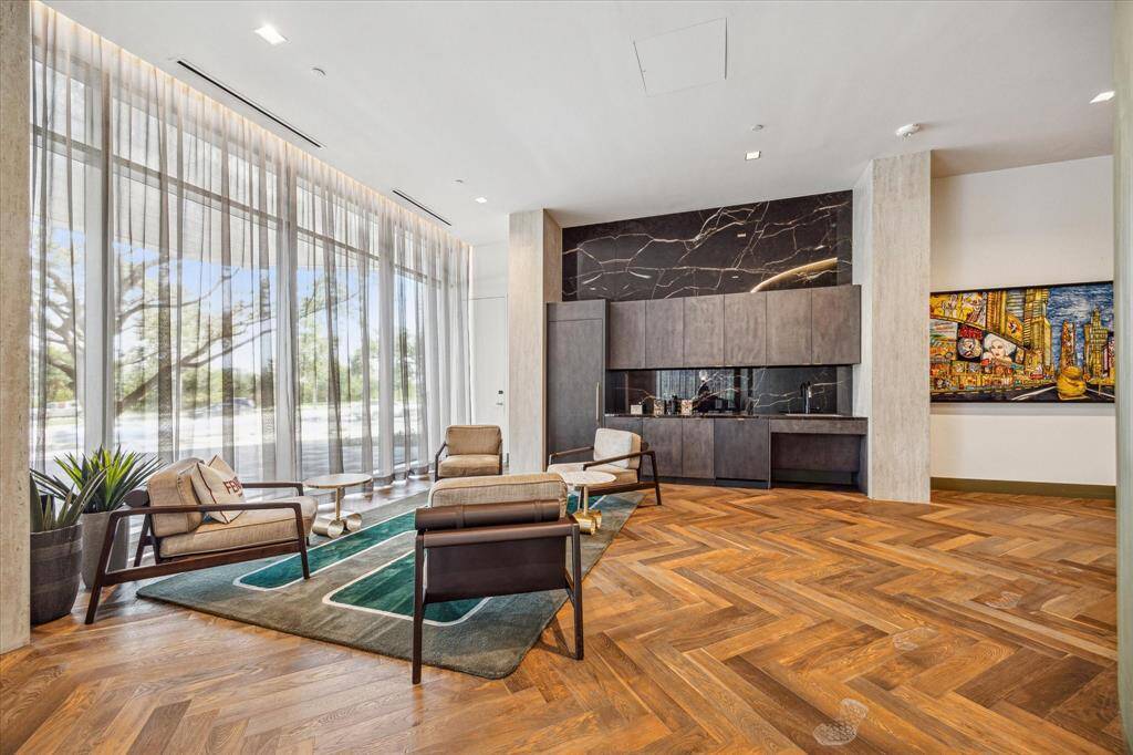 Residents at the Allen enjoy a private lobby and 24 hour concierge and valet service.