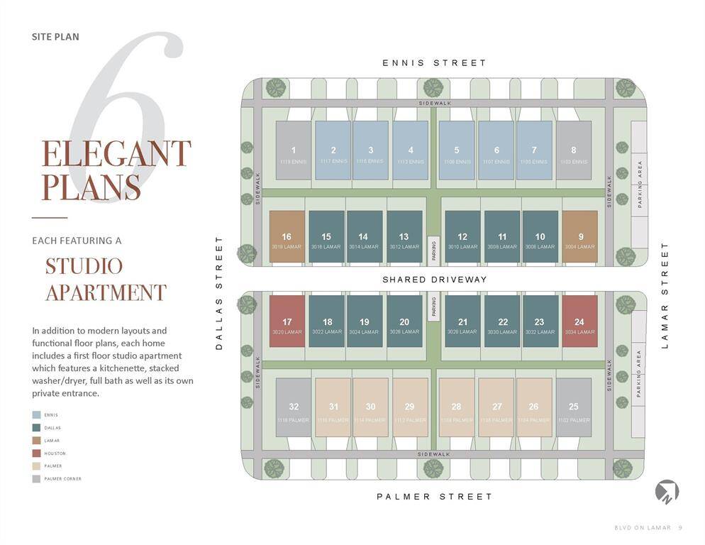 3008 Lamar is lot #11 on the master plan