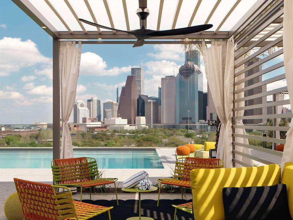 Thompson and Residences at the Allen pool.