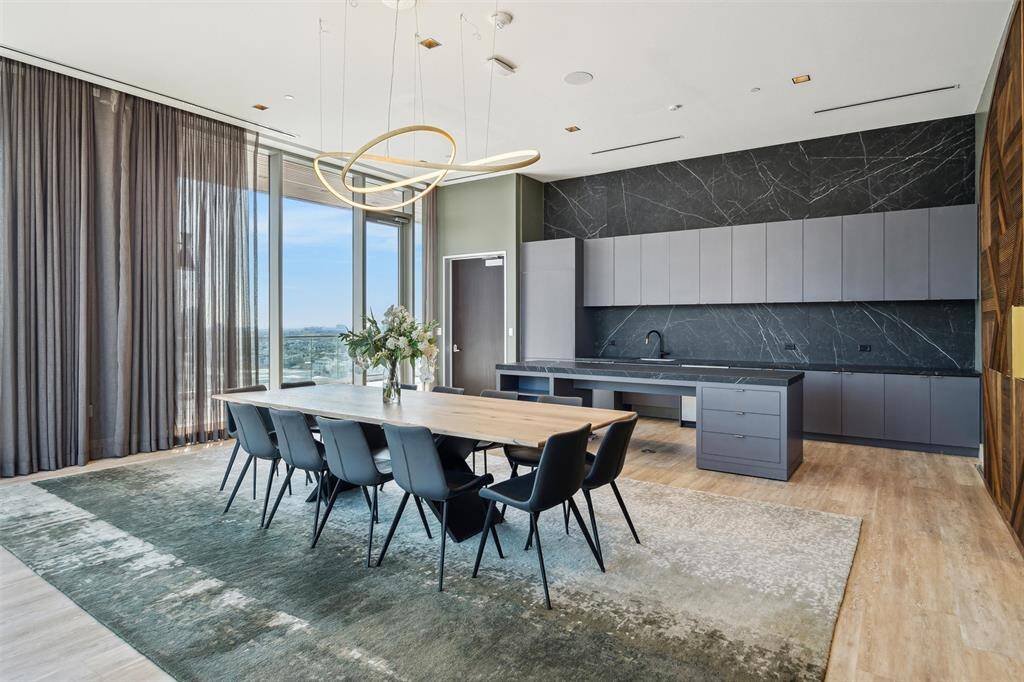 Private residences dining area.