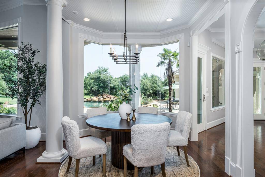 Enjoy your morning coffee and pool views.