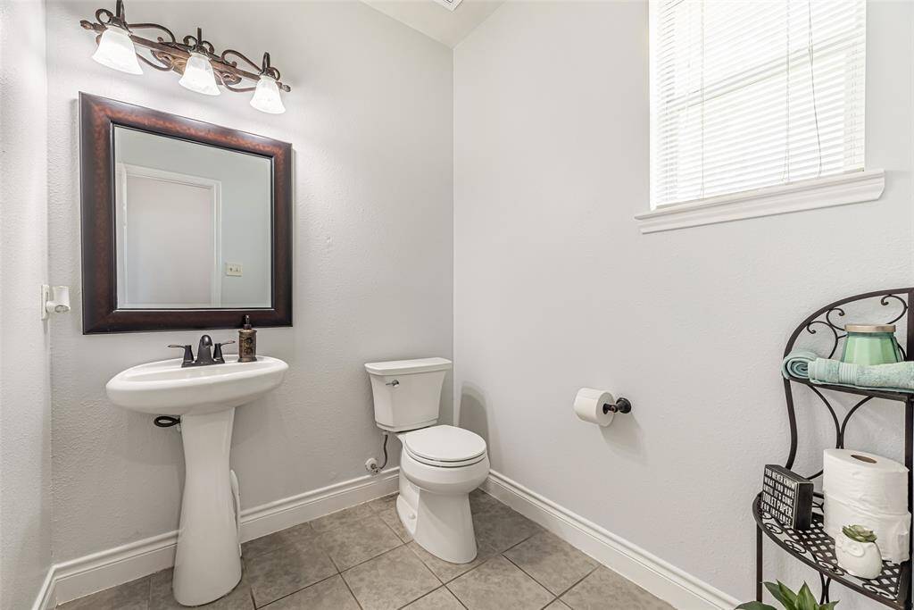 Downstairs powder bathroom.