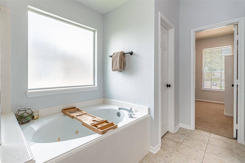 Relax in your soaking tub.