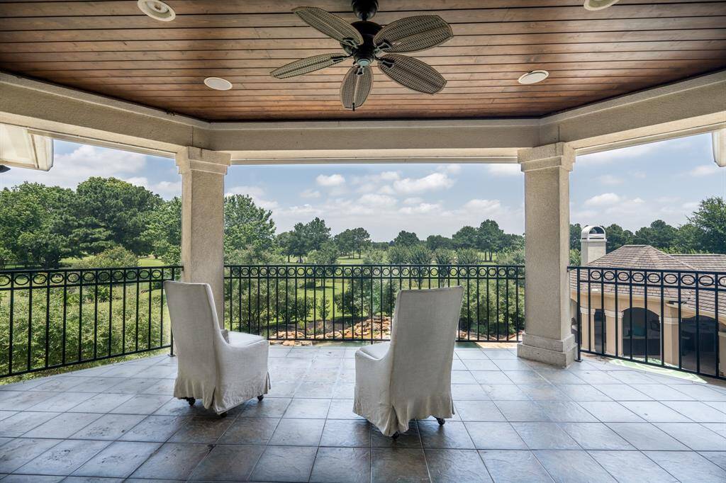 Additional entertaining space off the game room with the most amazing view.